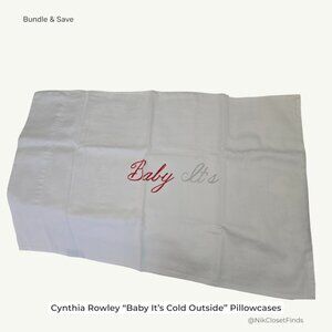 ❄️ Cynthia Rowley “Baby It’s Cold Outside” Pillowcases ❄️